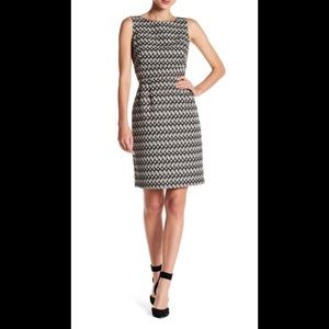 Tahari ASL Ikat Print Sheath Dress
